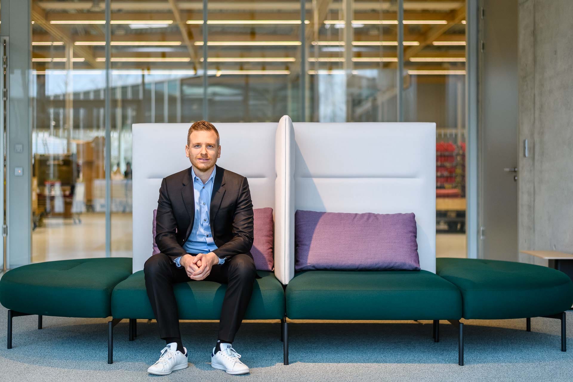 Porträt des Geschäftsführer Philip Brunner