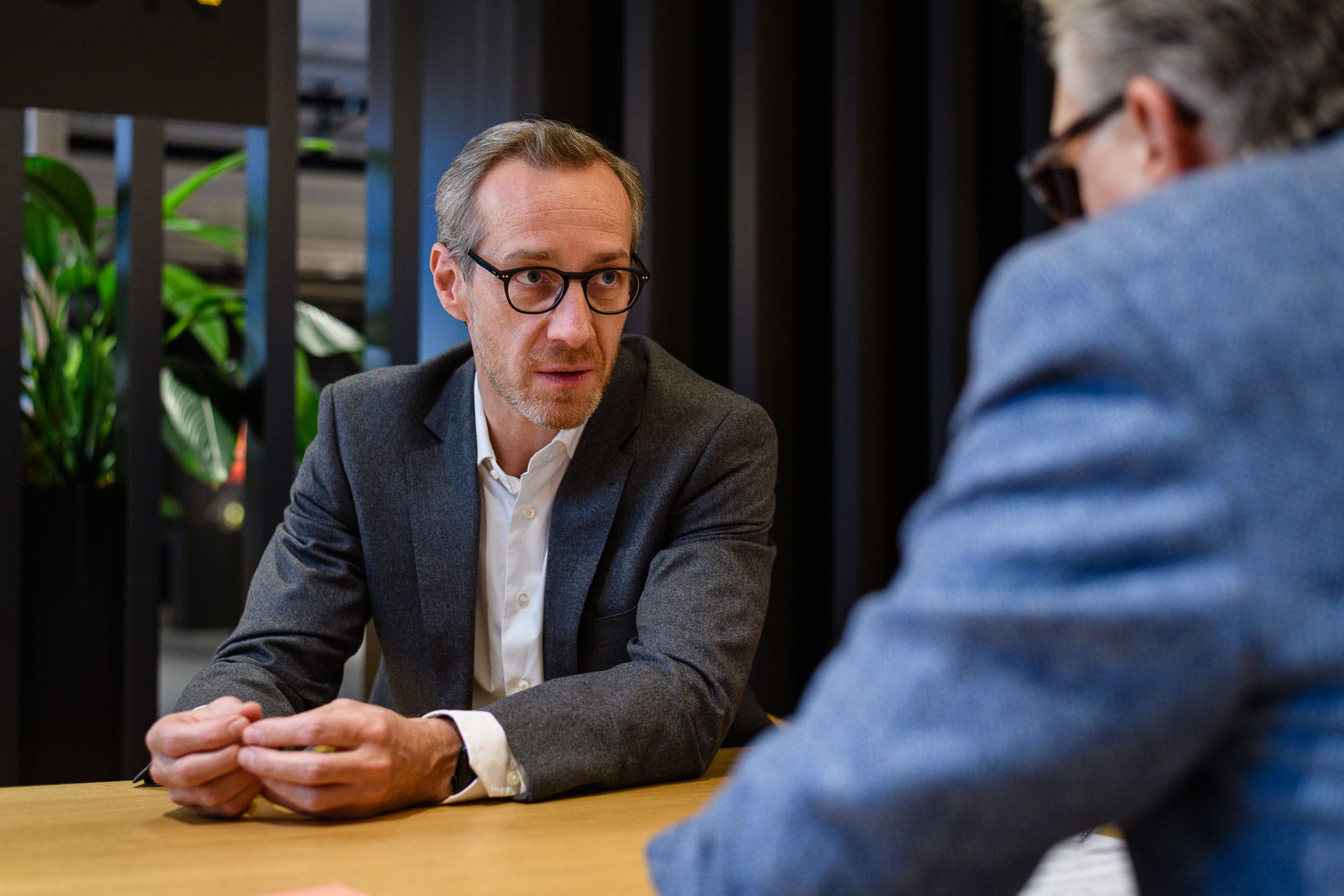 Im Gespräch im Axor Showroom